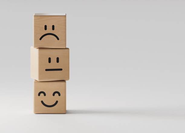 istock Customer service and Satisfaction concept ,Business people are touching the virtual screen on the happy Smiley face icon to give satisfaction in service. rating very impressed. 2177517302