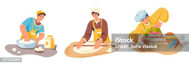Process Baking Png Baking Process Vector Illustration Isolated Stock Illustration ...