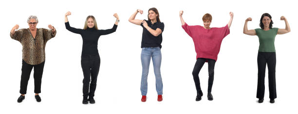 istock group of women on white background 2177535653