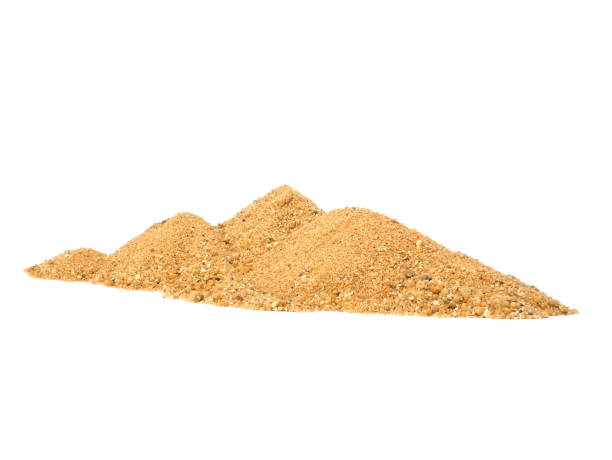 istock Pile of sand isolated on white background 2177537520