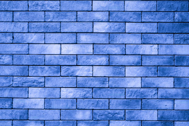 Studio style background wall decoration presentation uses white and blue tones. with shadows cast from a nearby window, concept creating a decorative