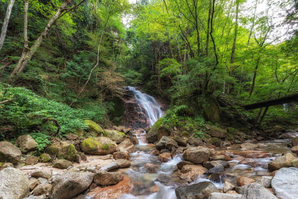 istock Odaki and Medaki waterfalls 2177545407