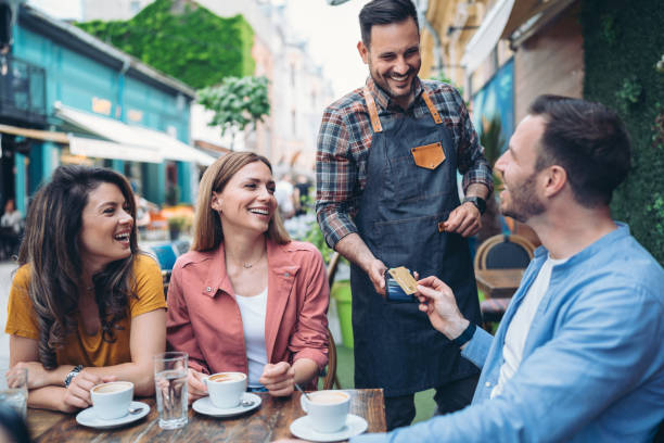 istock Contactless payment in a cafeteria 2177546997