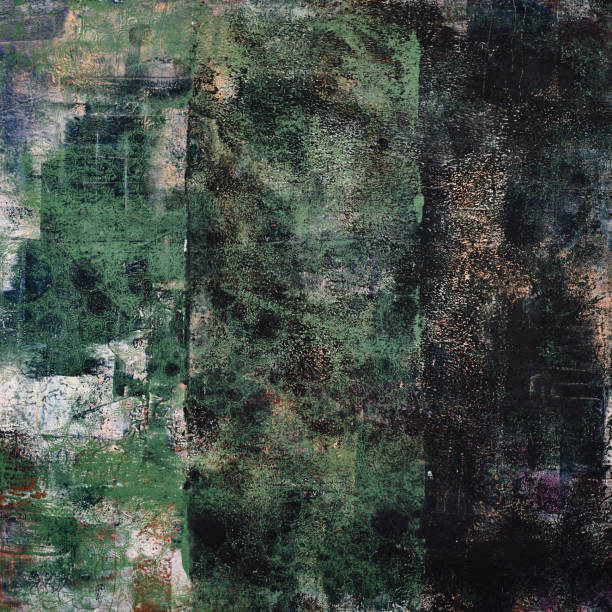 istock Expressive modern painting featuring vibrant brushwork, layered texture. Acrylic and oil mix to form a stunning abstract composition, ideal for adding artistic energy to interiors or digital projects. 2177548332