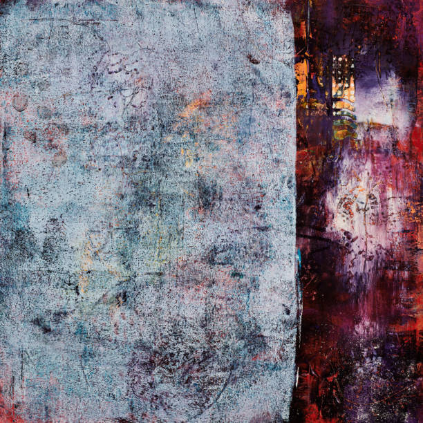 istock Expressive modern painting featuring vibrant brushwork, layered texture. Acrylic and oil mix to form a stunning abstract composition, ideal for adding artistic energy to interiors or digital projects. 2177548338