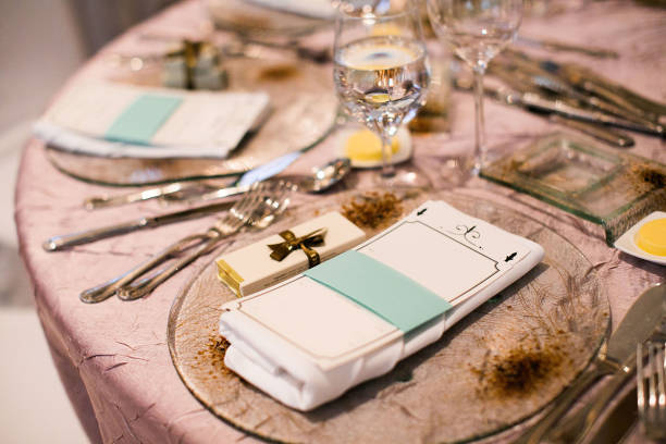 istock luxury color theme wedding solemnisation dinner flower florist , dinnerware banquet, cloth and stage lighting decoration design in premium hotel ballroom and beautiful beach event 2177550925