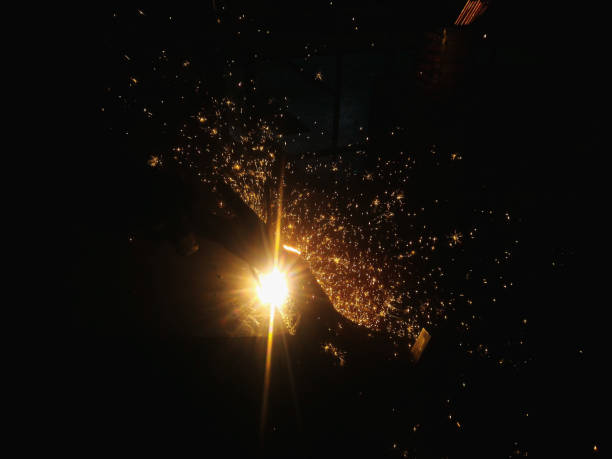 istock Metal Welding with sparks 2177552125