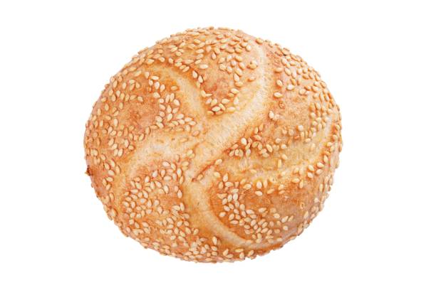 German Sesame 630+ Sesame Seed Bun Top View Stock Photos, Pictures & Royalty-Free ...