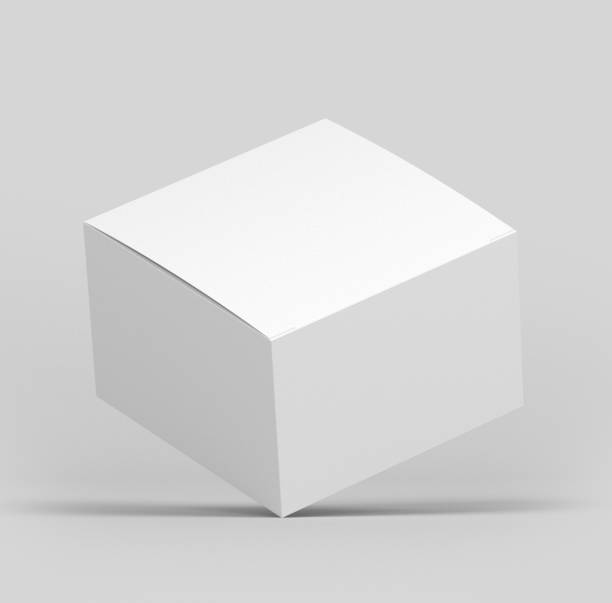 istock Blank white box cover mockup on white background. 3D illustration 3D rendering 2177553072