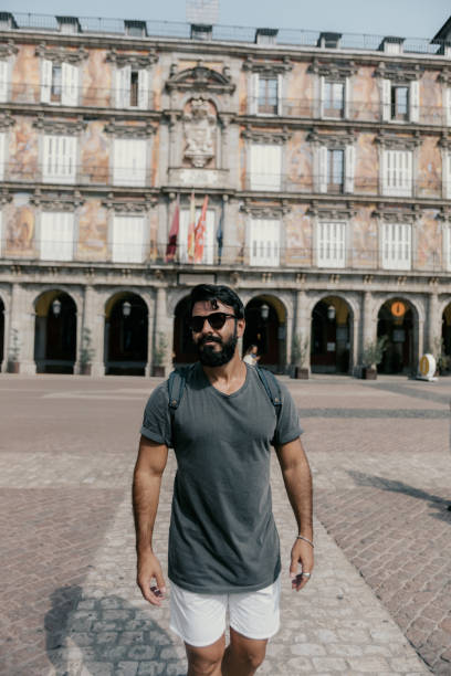 istock Enjoying the Sun in Plaza Mayor 2177555029