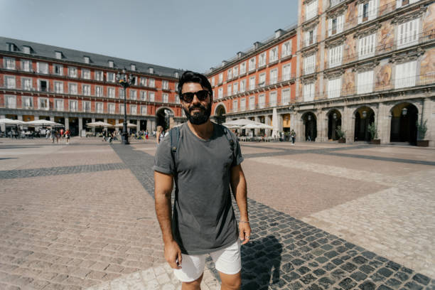 istock Enjoying the Sun in Plaza Mayor 2177555030
