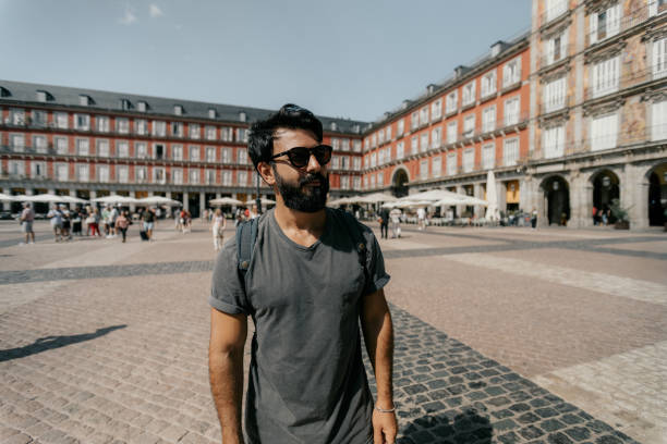 istock Enjoying the Sun in Plaza Mayor 2177555035