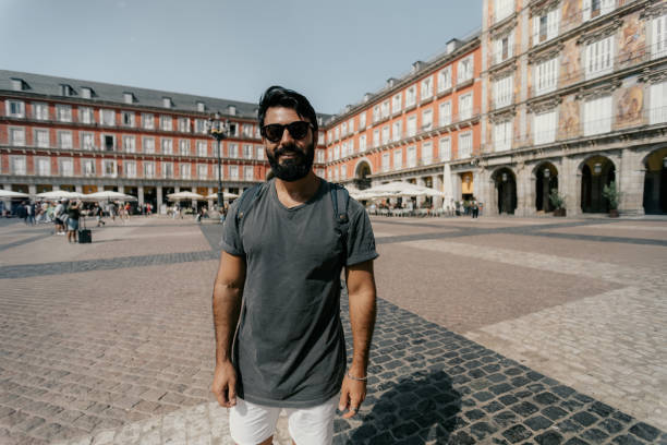 istock Enjoying the Sun in Plaza Mayor 2177555072