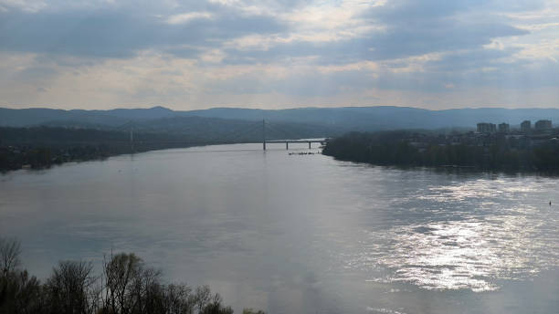 istock banks of Danube river in Novi Sad 2177560830