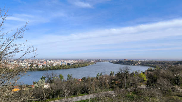 istock banks of Danube river in Novi Sad 2177560934