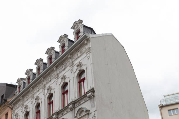 Repairment works on a facade in Lisbon, Portugal.
