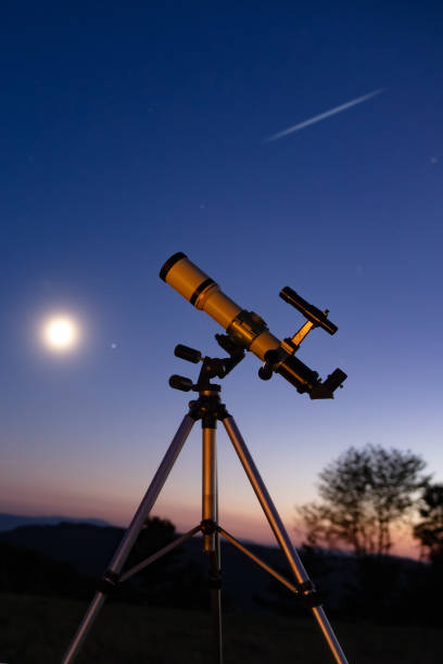 istock Astronomical telescope for observing stars, planets, Moon and other celestial objects. 2177572853