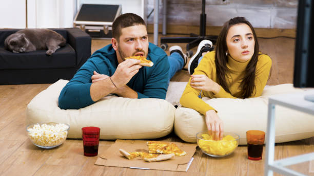 istock Attractive couple holding hands after a scary moment 2177584653