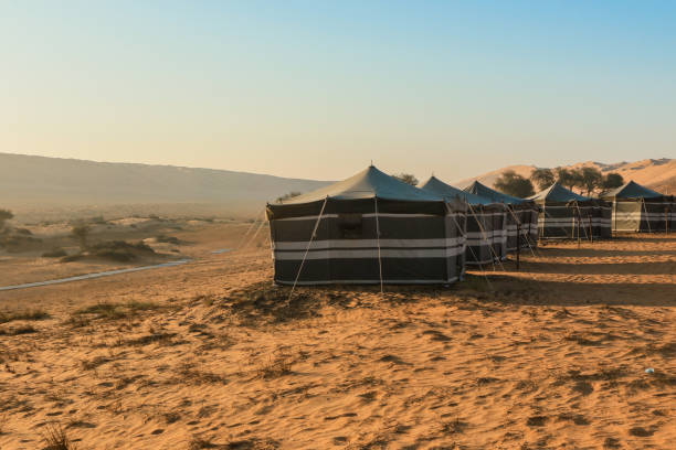 istock Experience desert glamping in Oman with stylish tent accommodations under the vast sky 2177586750