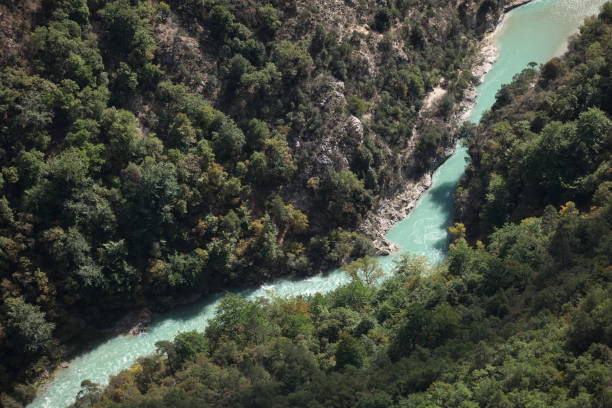 istock Diving on the green Verdon in the gorges 2177587672