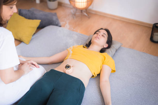 istock Moxibustion on the human body 2177594038