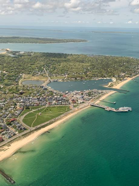 istock Oak Bluffs, Massachusetts by air 2177599014