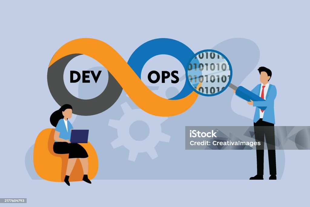 Devops Team Collaboration And Continuous Integration 2d Flat Vector ...