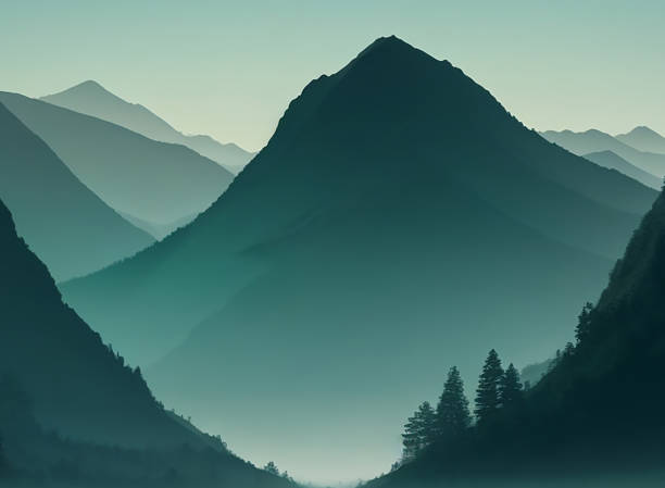 Beautiful mountain scenery photos, mountain wallpapers
