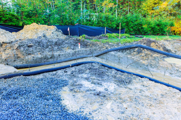 istock Building construction site preparation to a installation of formwork for pouring concrete 2177618827