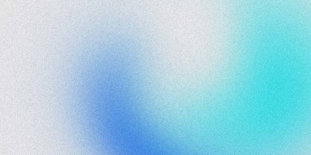 istock Noisy color gradient background grainy. soft blue and cyan hues blending into white, creating a calm and minimalist background texture. 2177624724