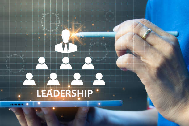 istock Organizational leadership concepts of large, complex systems social communication cooperation working together Project leadership personnel management 2177625635