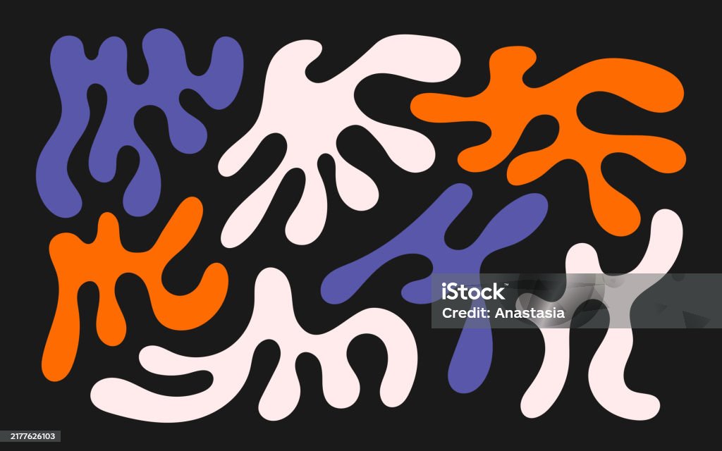 Vector Organic Shape Design Organic Shape Pattern Stock Illustration - Download Image Now ...