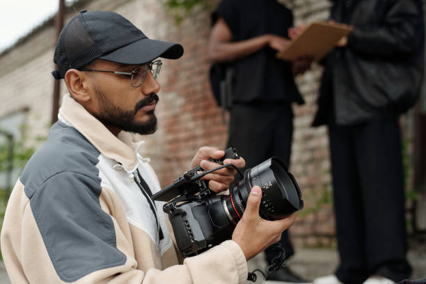 istock Capturing Detailed Film using Professional Camera Equipment 2177626187