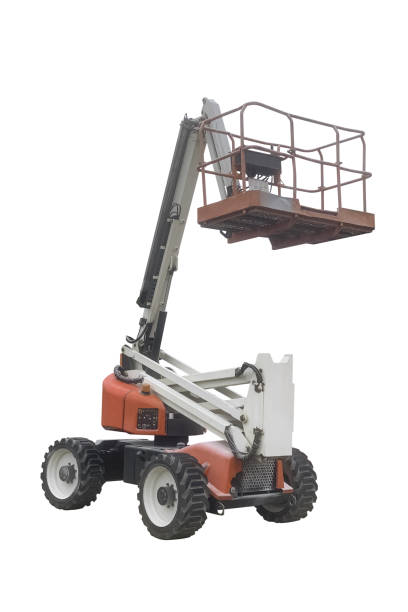 istock industrial manlift machine isolated on white background 2177630531