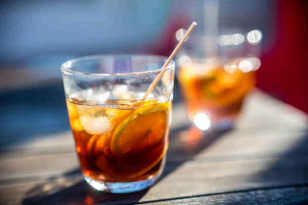 istock Refreshing Vermouth Cocktails on a Sunny Patio Table 2177631251