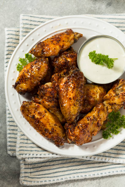 istock Homemade Hot Honey Chili Crispy Chicken Wings 2177648905