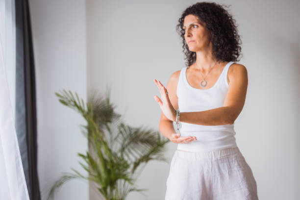 istock Morning qigong poses 2177650618