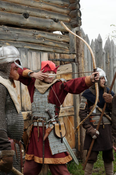 istock Participating in Medieval Archery Event Outdoors 2177650681