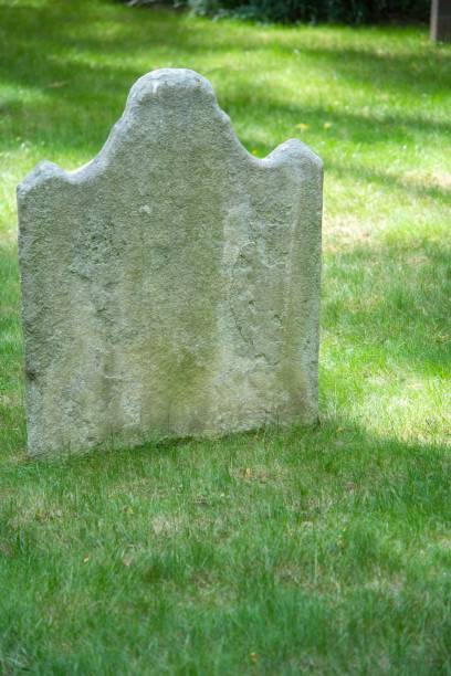 istock Empty Tombstone with Space for Text in a Historic Cemetery 2177653474