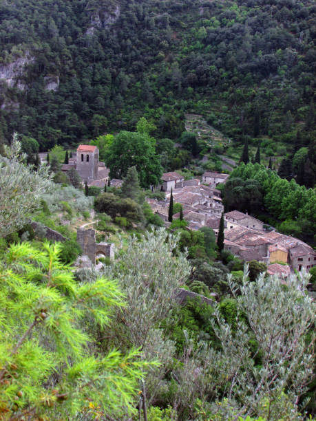istock Medievan town in France. 2177654043