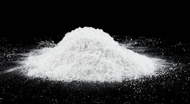 istock Large snow heap, snowdrift isolated on black background, snowy texture. White fluffy snow. 2177657360