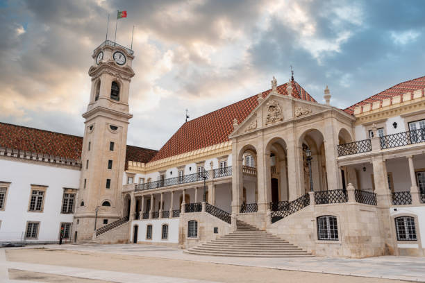 istock Courtyard and main building of the historic Coimbra university 2177657698