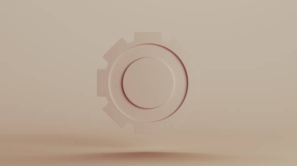 istock Beige badge shield insignia emblem stamp banner shape design element neutral monochrome soft tones skin tones background 2177659633