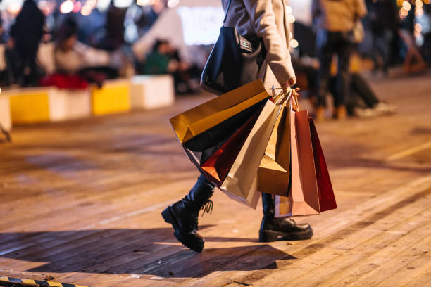 istock Woman with shopping bags 2177661697