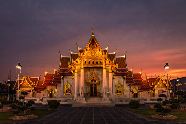 istock Wat Benchamabophit Dusitvanaram Bangkok City Thailand 2177662613