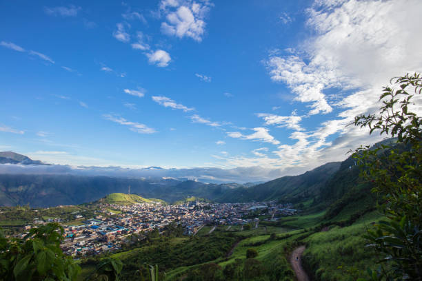 istock Town in the middle of the mountains 2177665332