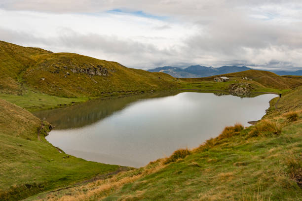 istock Lake Scaffaiolo in the mountains in autumn 2177668083