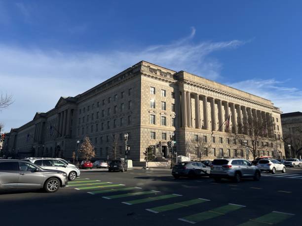istock Blue sky and the US Department of Commerce. 2177672374