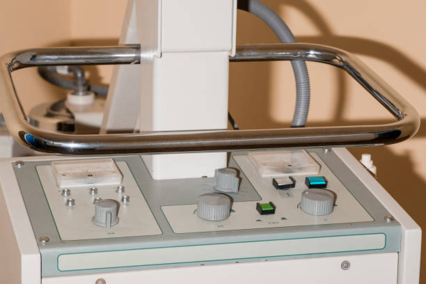 istock Medical Equipment Control Panel with Dials and Switches 2177672593