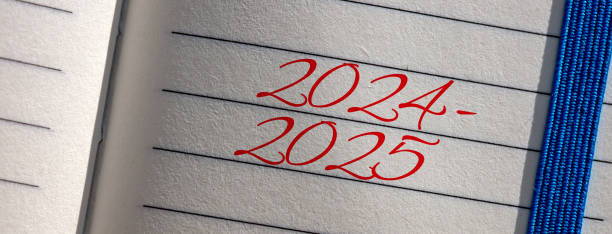istock New educational academic year 2024-2025 written on a notepad page 2177672679